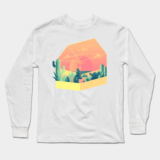 Terrarium Long Sleeve T-Shirt by BadOdds